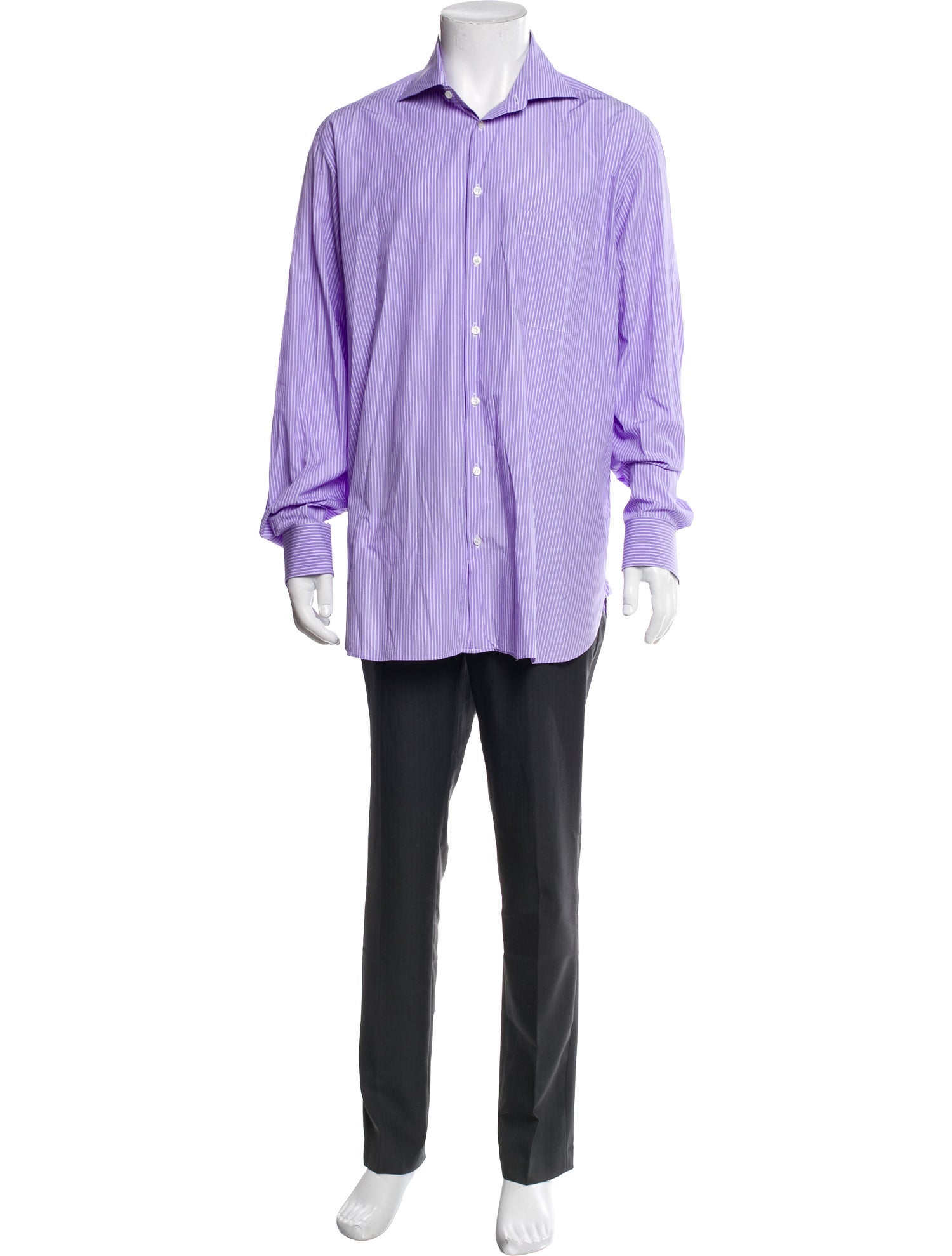Giorgio Armani Striped Long Sleeve Shirt