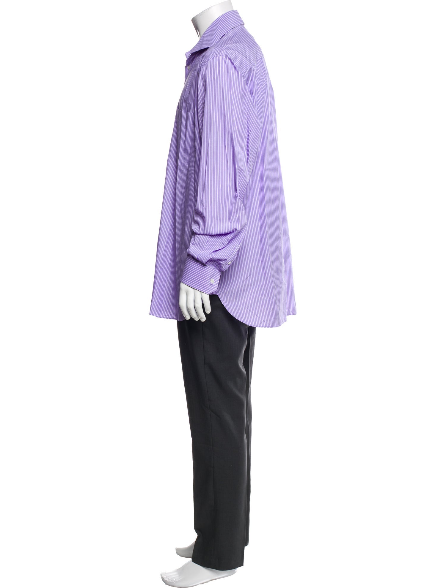 Giorgio Armani Striped Long Sleeve Shirt