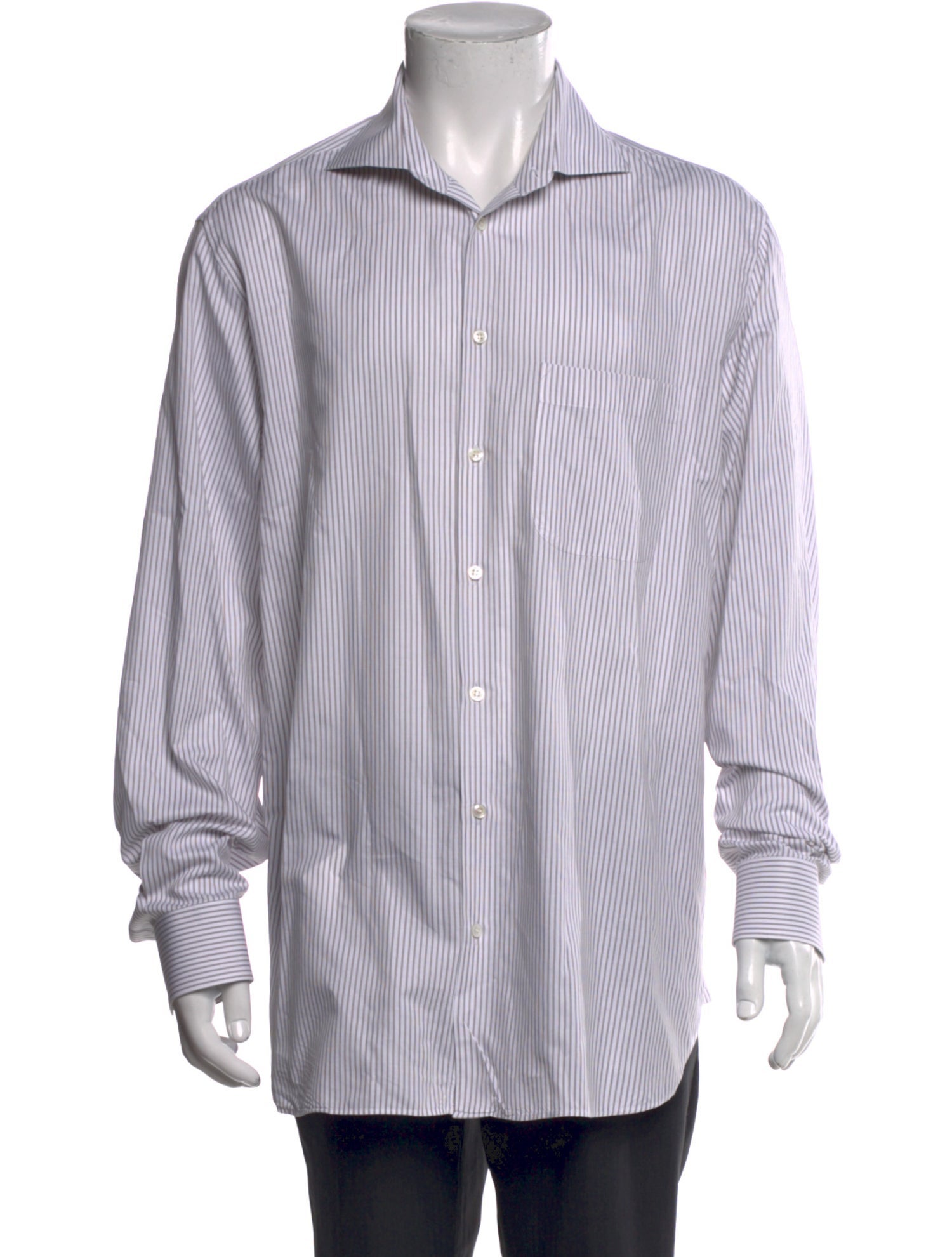 Giorgio Armani Striped Long Sleeve Shirt