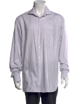 Giorgio Armani Striped Long Sleeve Shirt