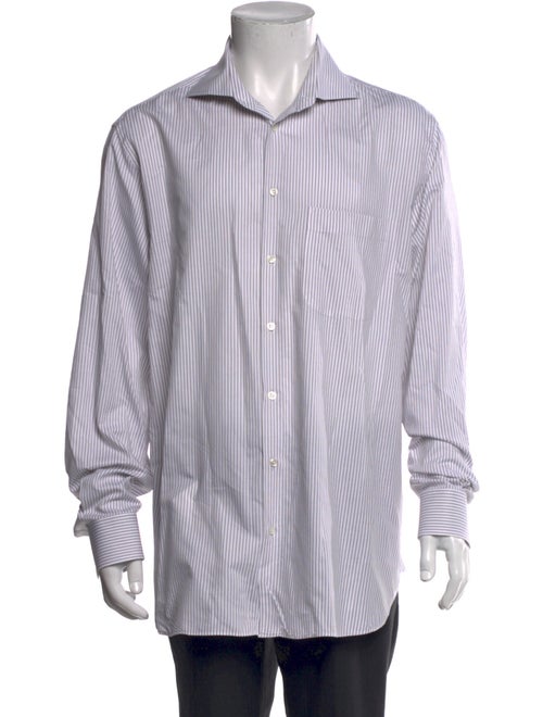 Giorgio Armani Striped Long Sleeve Shirt