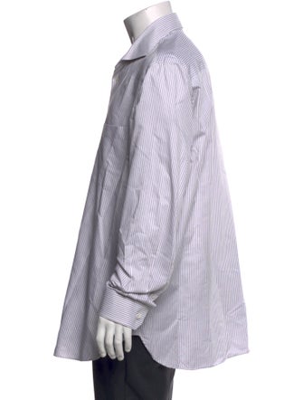 Giorgio Armani Striped Long Sleeve Shirt