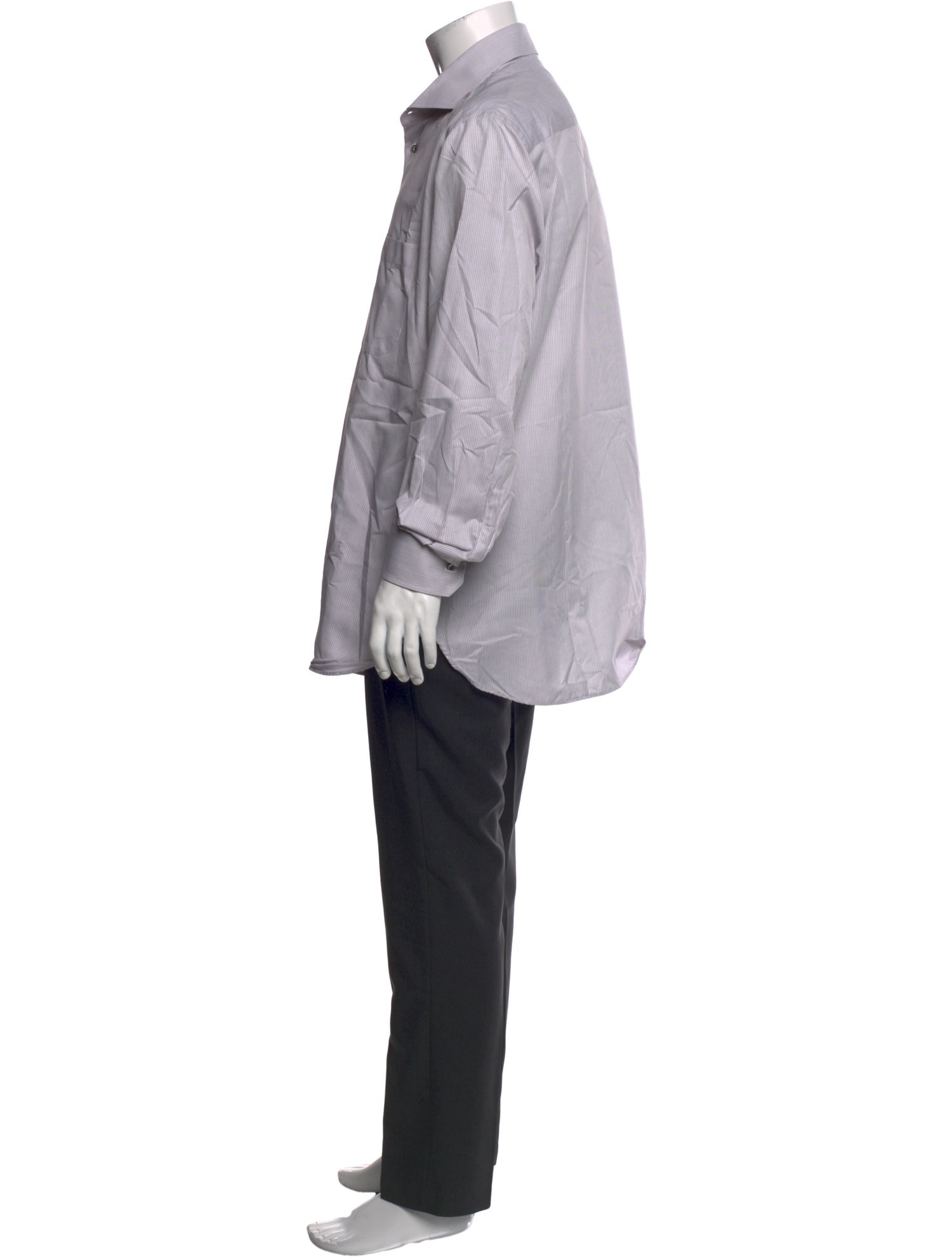 Giorgio Armani Striped Long Sleeve Shirt