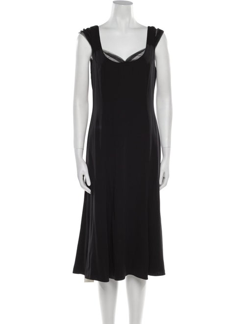 Giorgio Armani Wool Midi Length Dress