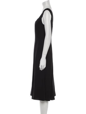 Giorgio Armani Wool Midi Length Dress