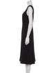 Giorgio Armani Wool Midi Length Dress