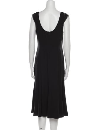Giorgio Armani Wool Midi Length Dress