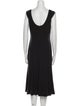 Giorgio Armani Wool Midi Length Dress