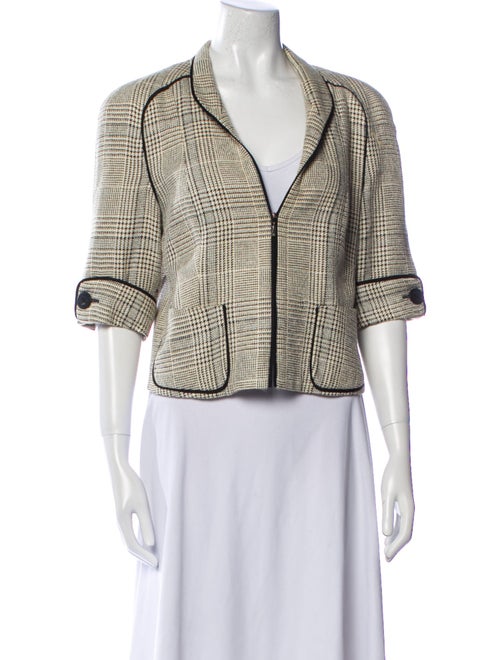 Giorgio Armani Silk Tweed Pattern Evening Jacket