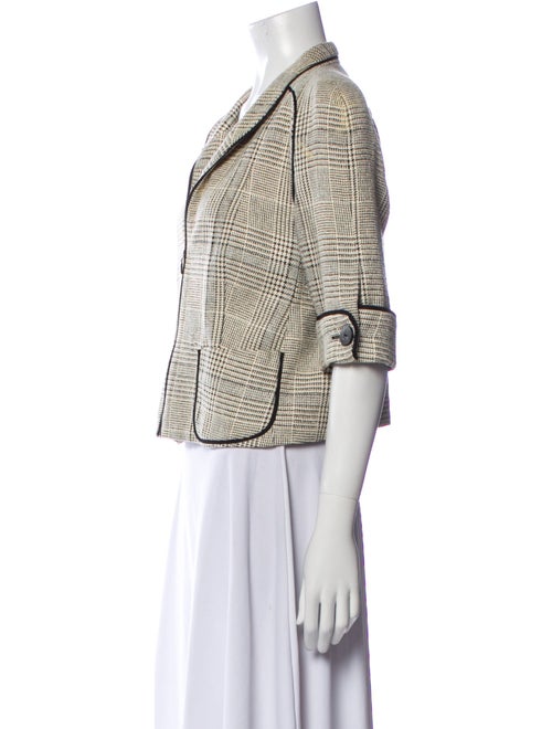 Giorgio Armani Silk Tweed Pattern Evening Jacket