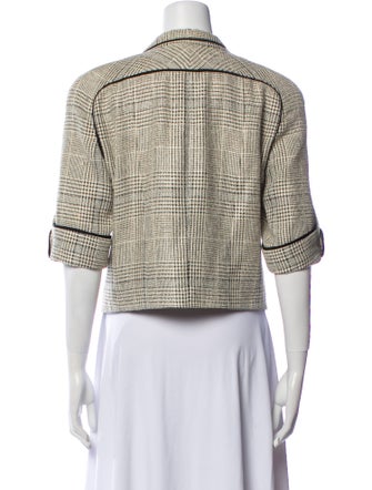 Giorgio Armani Silk Tweed Pattern Evening Jacket