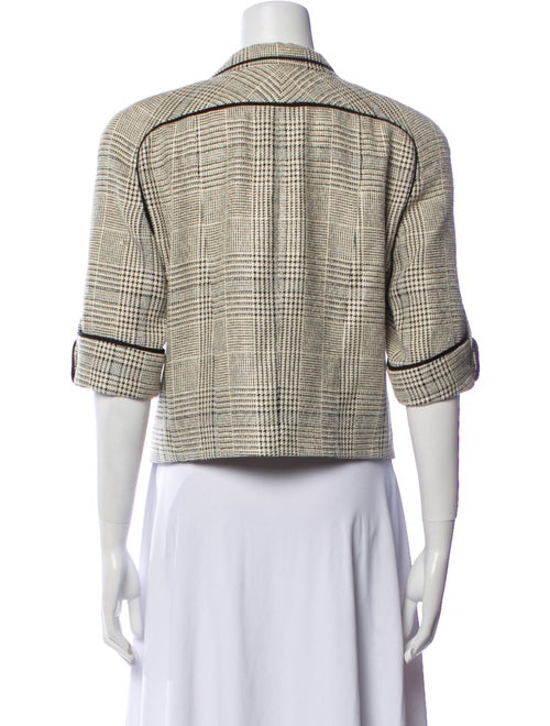 Giorgio Armani Silk Tweed Pattern Evening Jacket