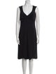 Giorgio Armani V-Neck Knee-Length Dress