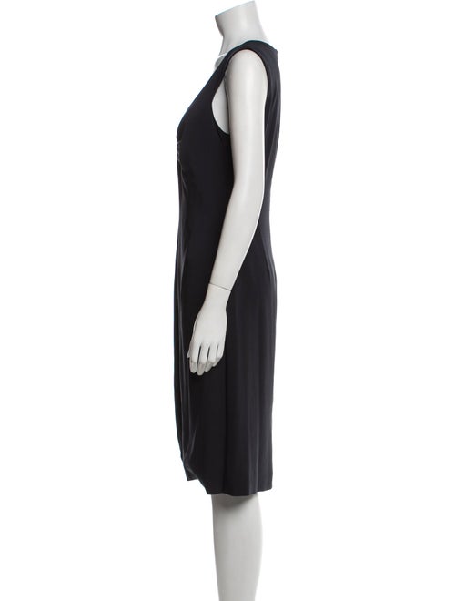 Giorgio Armani V-Neck Knee-Length Dress