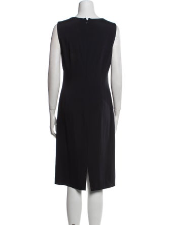 Giorgio Armani V-Neck Knee-Length Dress