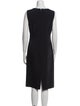 Giorgio Armani V-Neck Knee-Length Dress