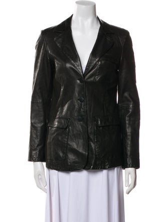 Giorgio Armani Leather Blazer