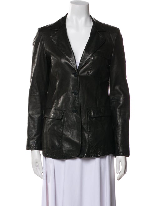 Giorgio Armani Leather Blazer