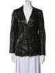 Giorgio Armani Leather Blazer