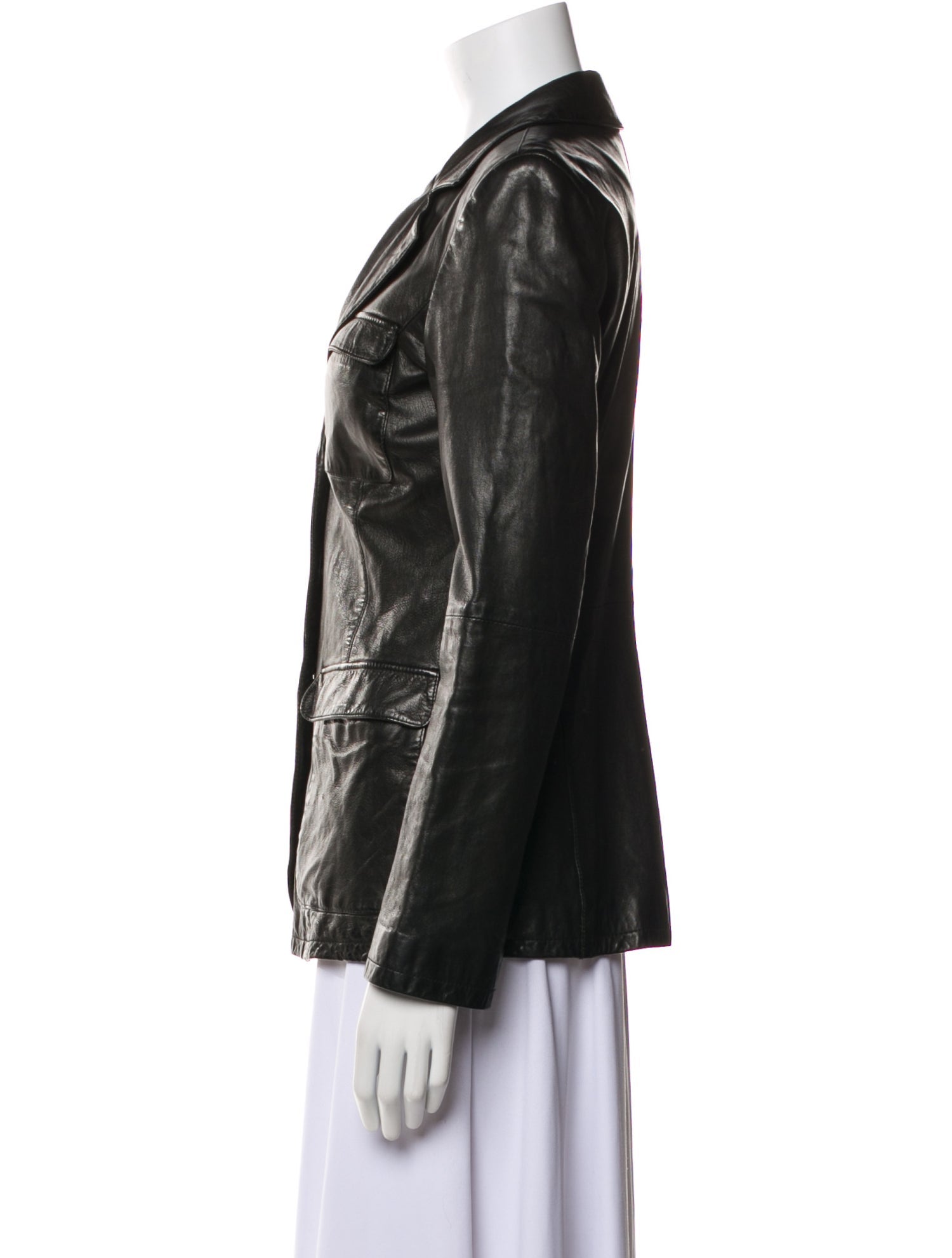 Giorgio Armani Leather Blazer