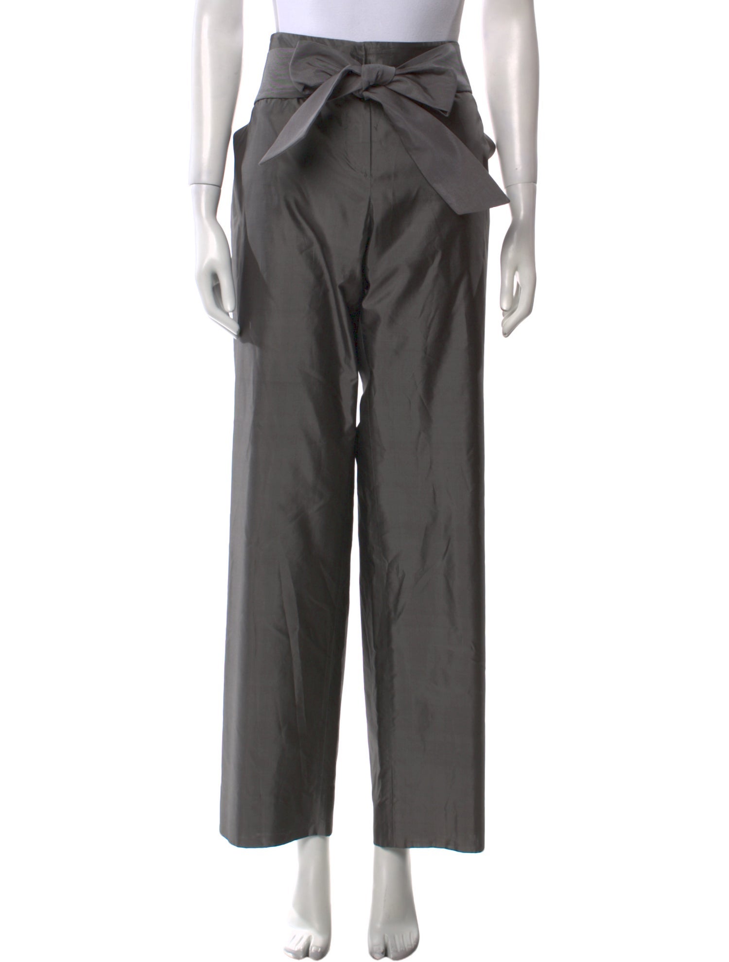 Giorgio Armani Silk Wide Leg Pants