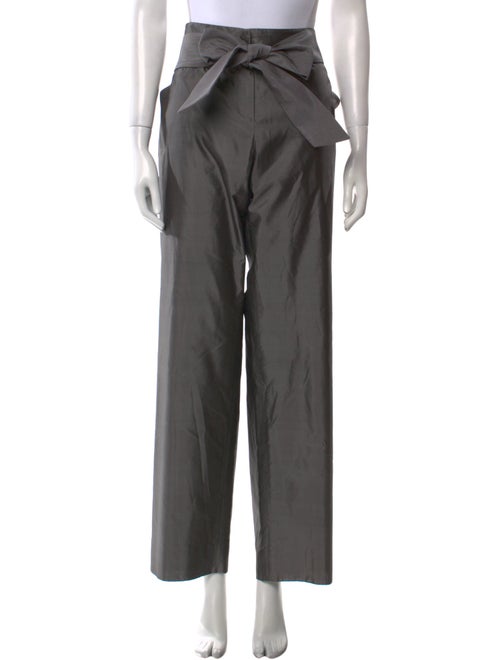 Giorgio Armani Silk Wide Leg Pants