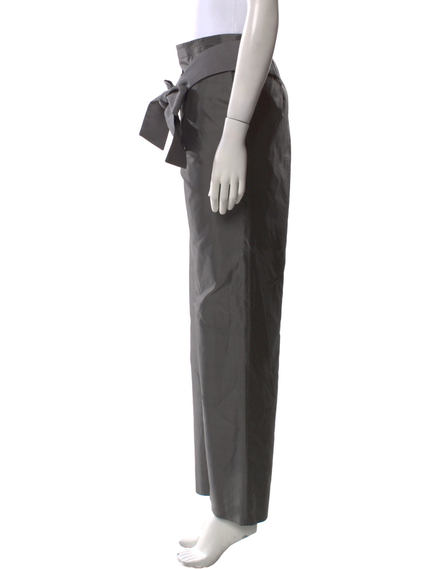 Giorgio Armani Silk Wide Leg Pants