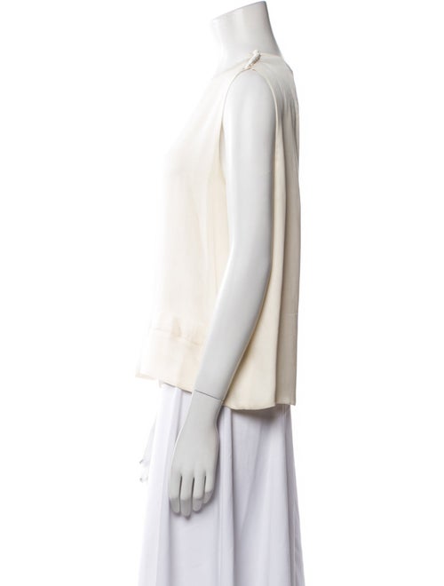 Giorgio Armani Scoop Neck Sleeveless Blouse