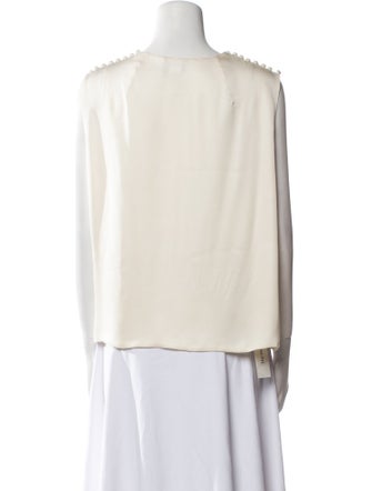 Giorgio Armani Scoop Neck Sleeveless Blouse