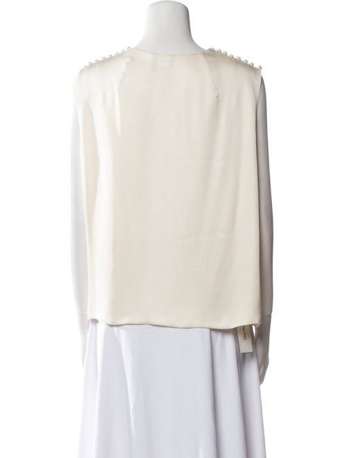 Giorgio Armani Scoop Neck Sleeveless Blouse