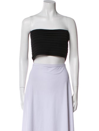 Giorgio Armani Strapless Crop Top