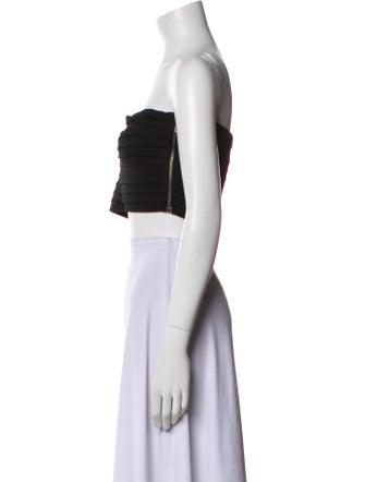 Giorgio Armani Strapless Crop Top