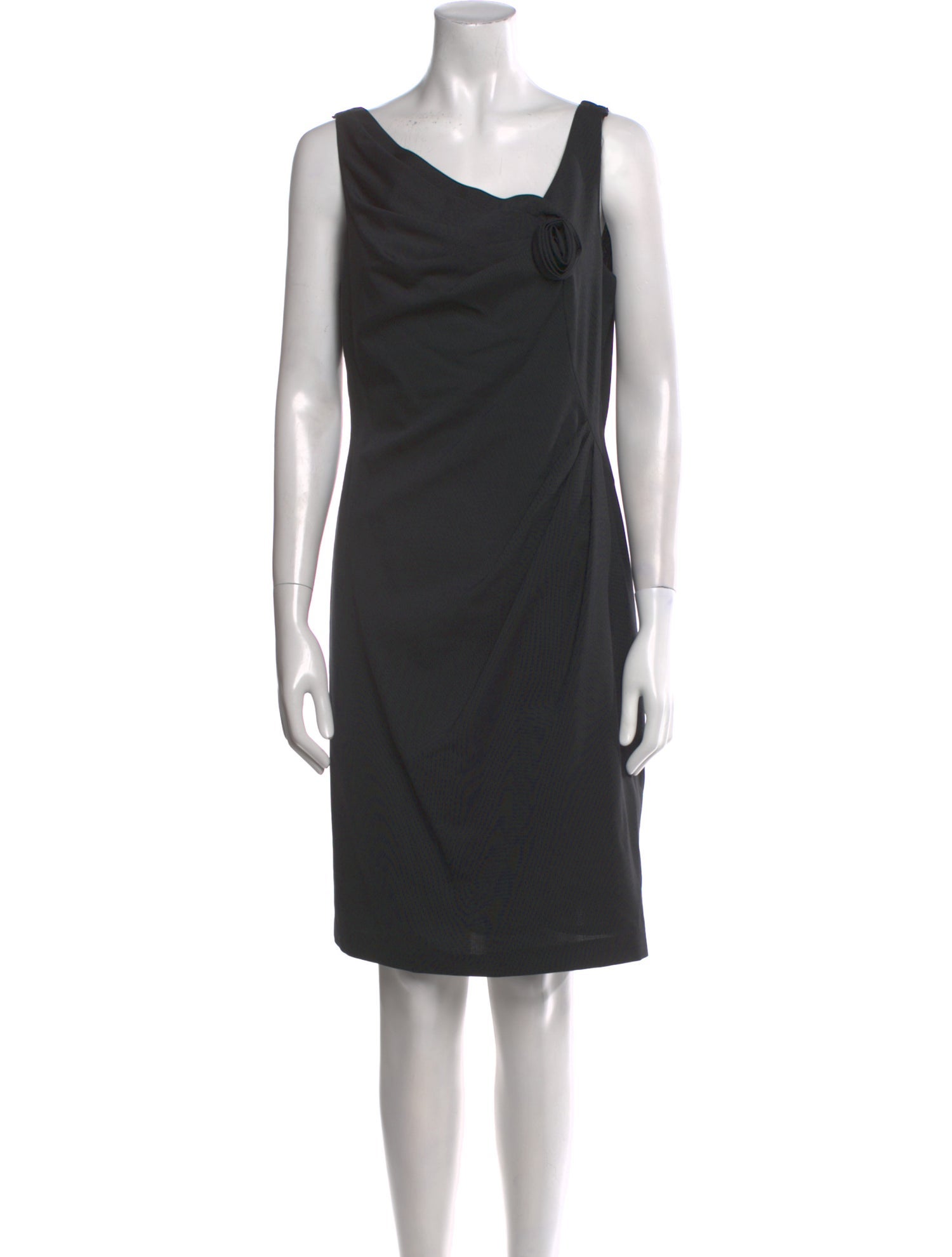 Giorgio Armani Virgin Wool Knee-Length Dress