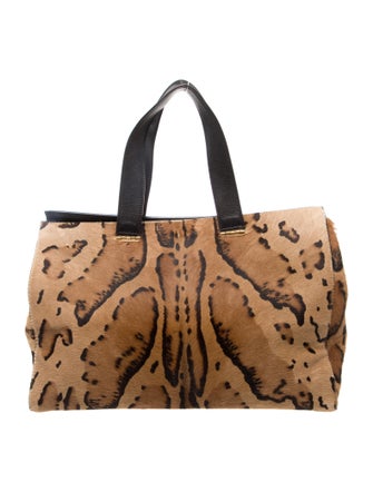 Giorgio Armani Ponyhair Top Handle Bag