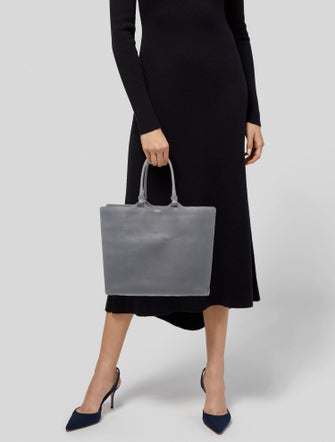 Giorgio Armani Leather Top Handle Bag