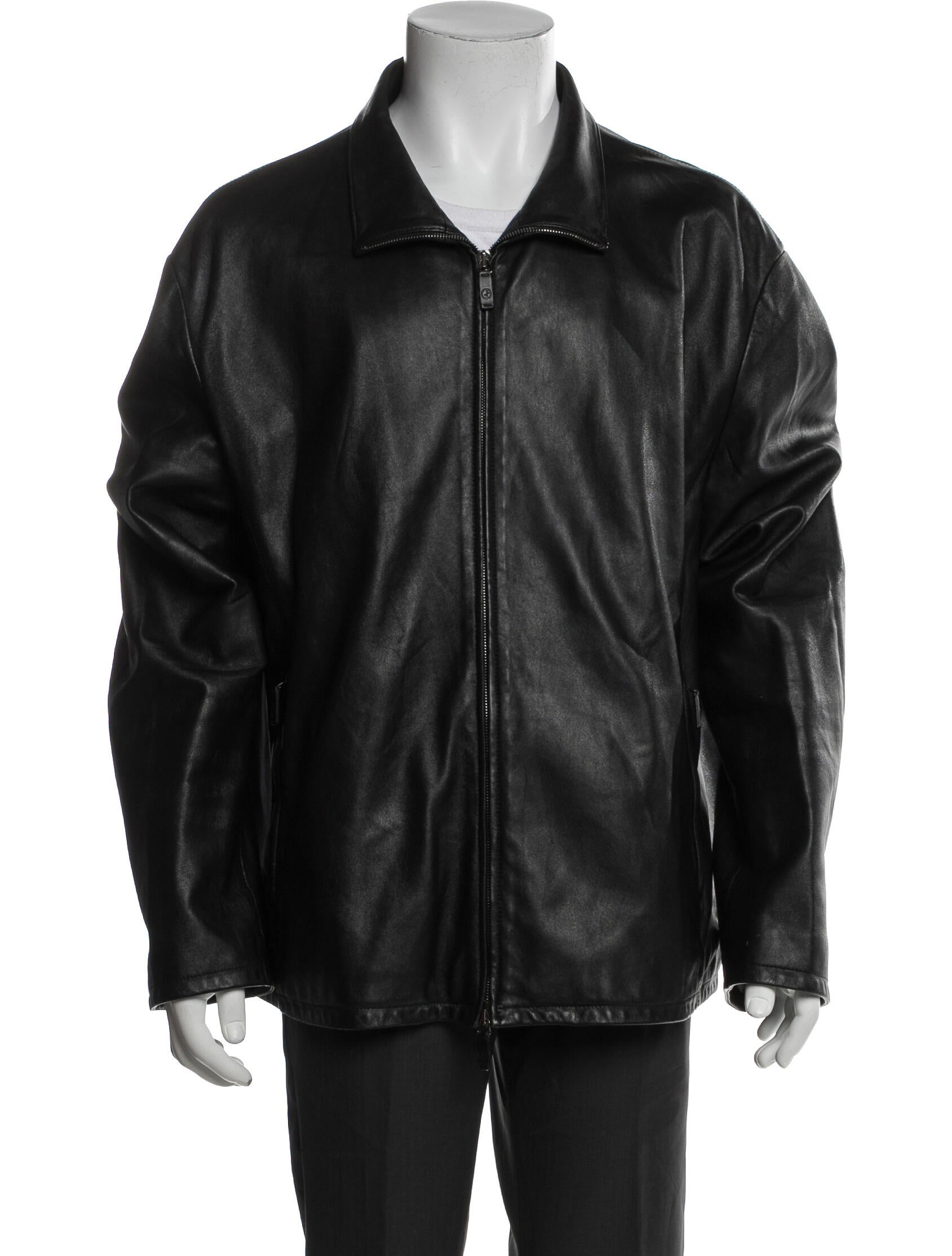 Giorgio Armani Lamb Leather Jacket