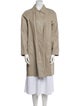 Giorgio Armani Lamb Leather Trench Coat