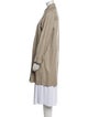 Giorgio Armani Lamb Leather Trench Coat