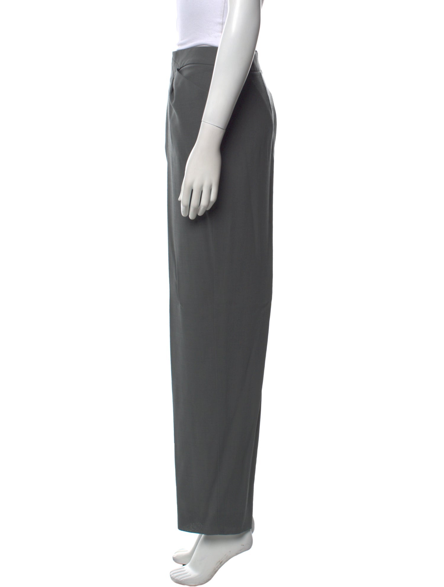 Giorgio Armani Wool Straight Leg Pants
