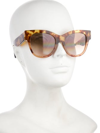 Giorgio Armani Cat-Eye Tinted Sunglasses