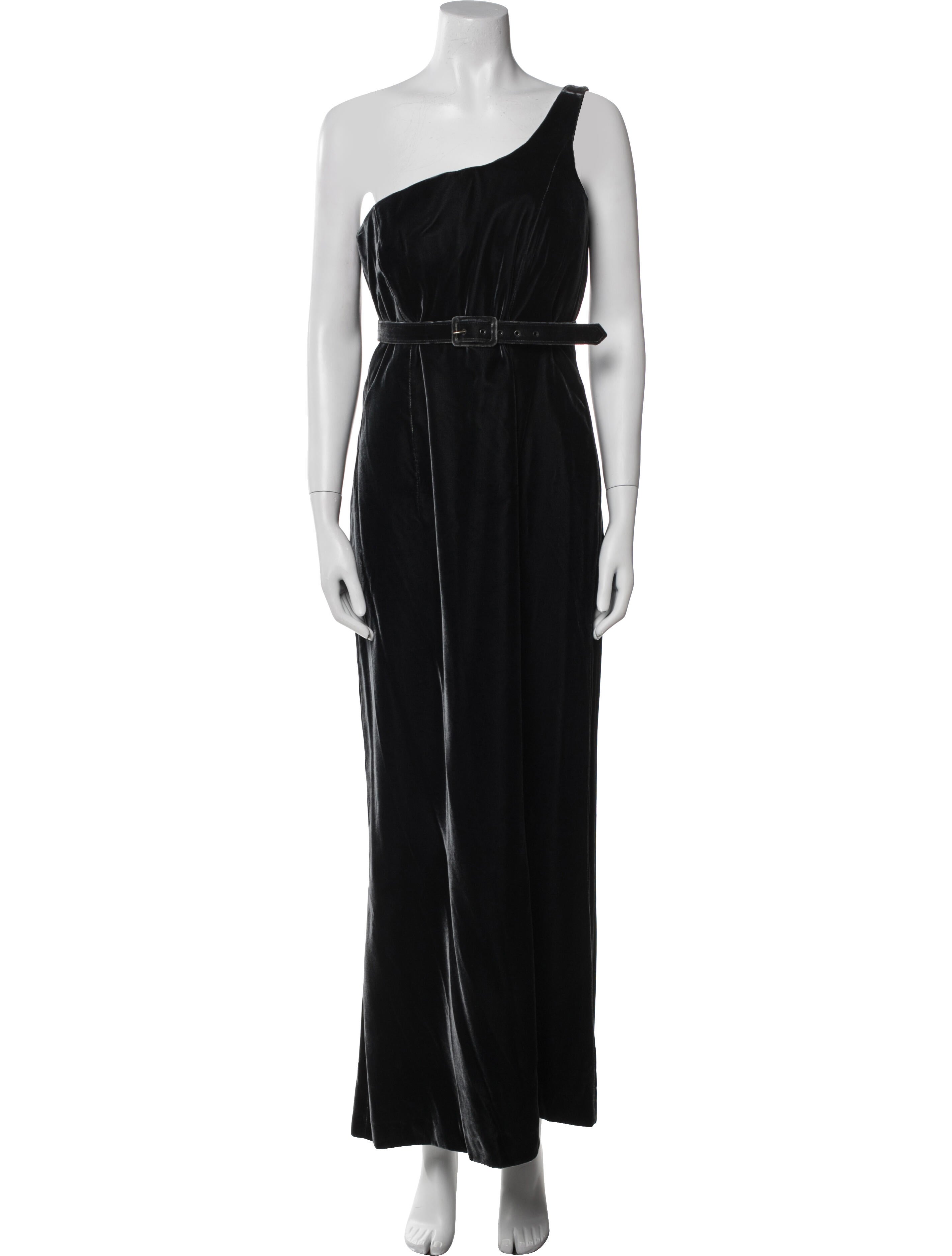 Giorgio Armani One-Shoulder Long Dress