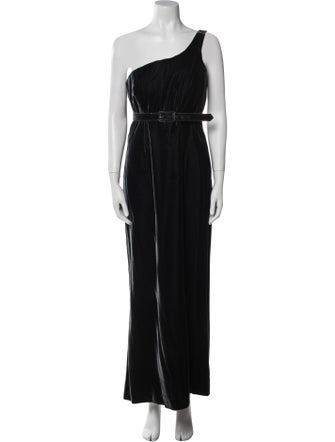 Giorgio Armani One-Shoulder Long Dress