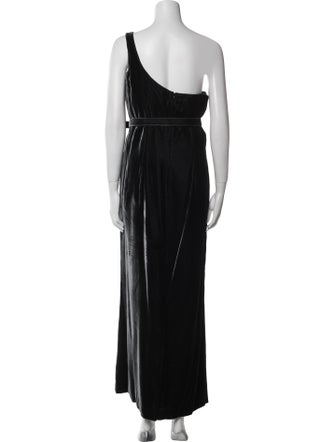 Giorgio Armani One-Shoulder Long Dress