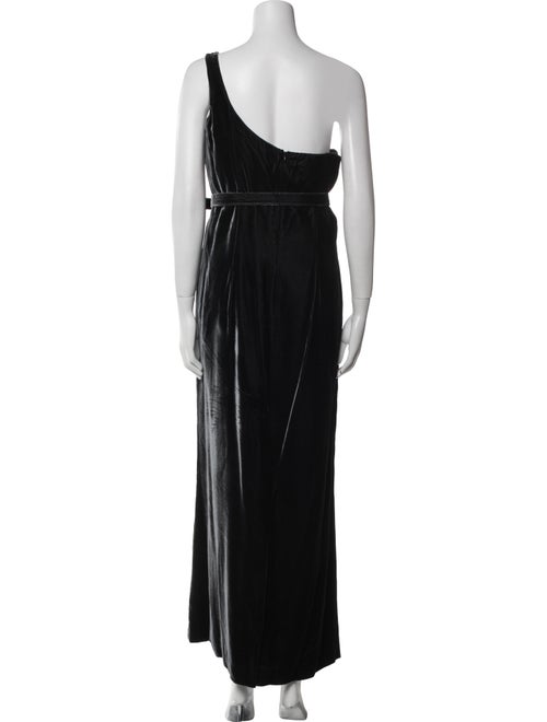 Giorgio Armani One-Shoulder Long Dress