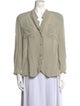 Giorgio Armani Silk V-Neck Blouse
