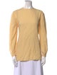 Giorgio Armani Crew Neck Long Sleeve Top