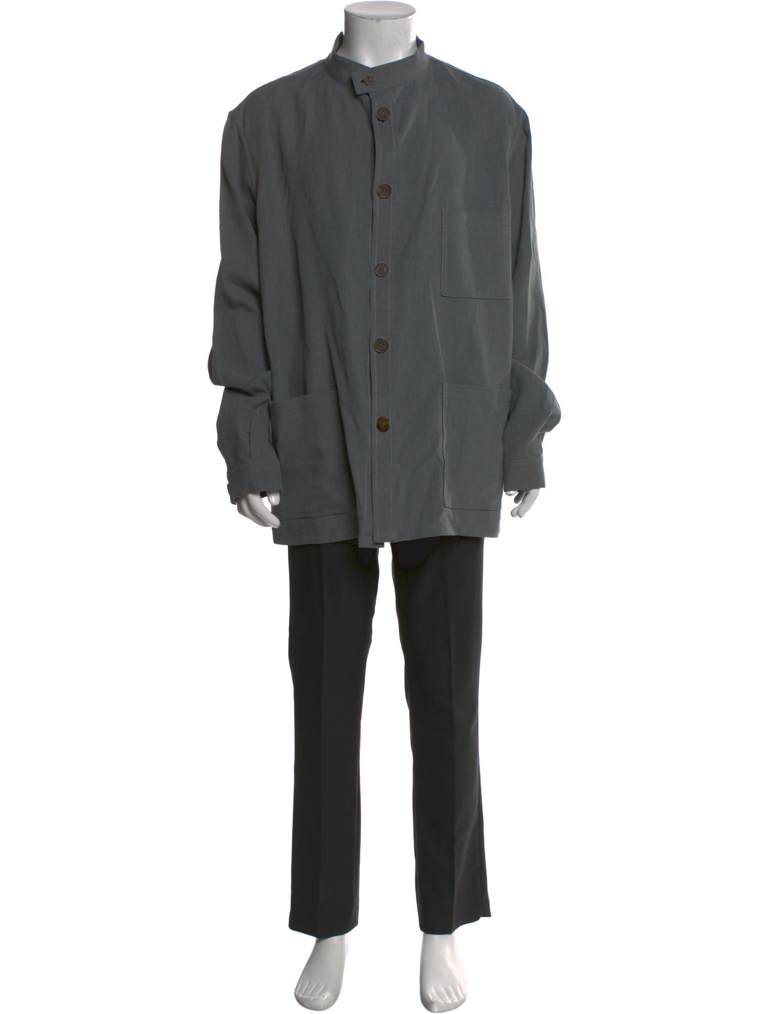 Giorgio Armani Linen Long Sleeve Shirt