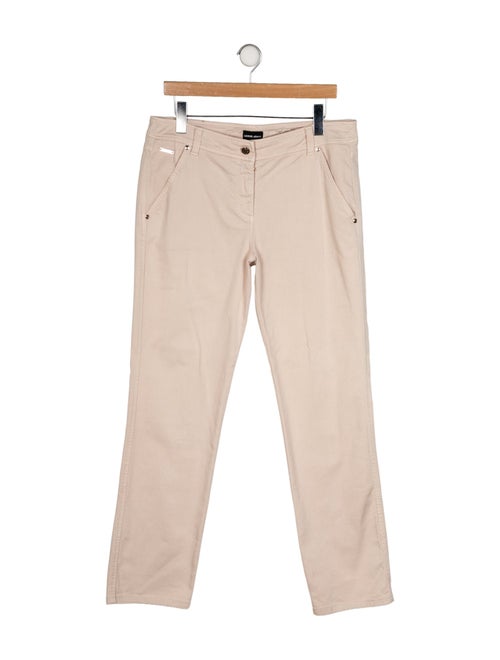 Giorgio Armani Mid-Rise Straight Leg Jeans