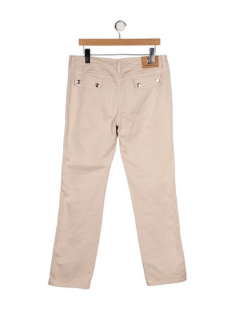 Giorgio Armani Mid-Rise Straight Leg Jeans