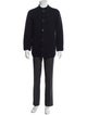 Giorgio Armani Virgin Wool Mock Neck Cardigan